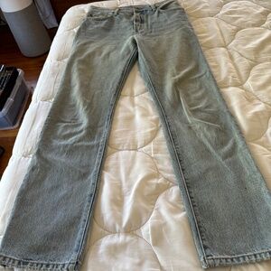 LEVI'S 501/ High Rise/ 28 X 32/ "CLOUDY SKIES" Denim